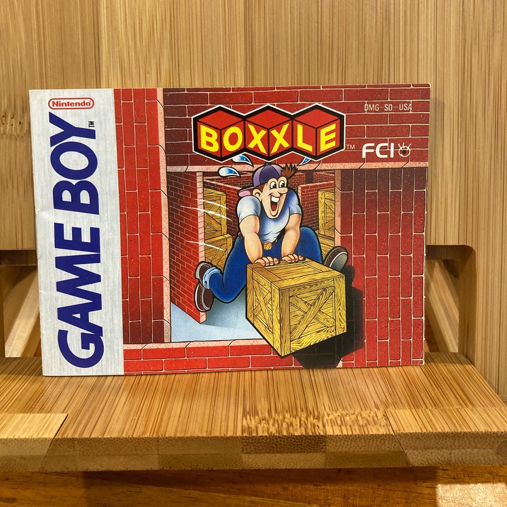 Nintendo Boxxle Game Boy manual